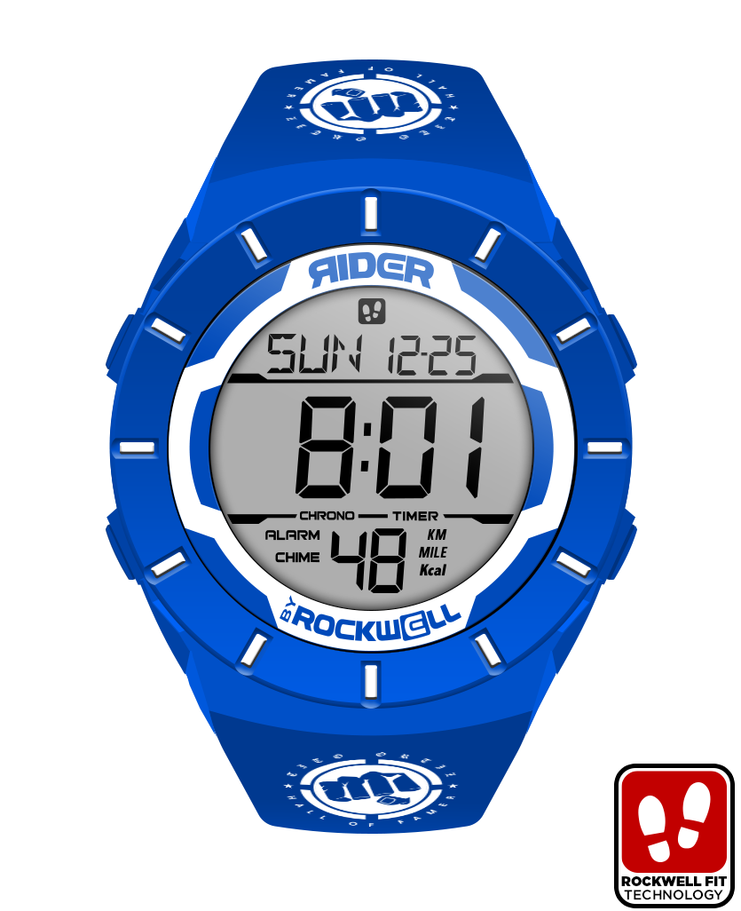 Coliseum Fit™ Tito Ortiz Warrior Edition Watch (Blue/White) - Korvel
