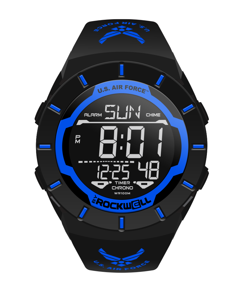 Montre Coliseum Air Force Edition - Noir/Bleu