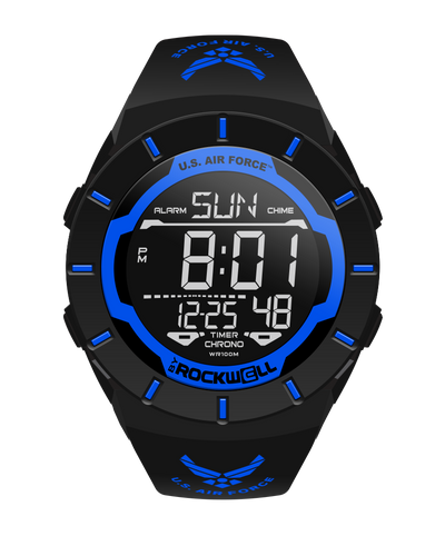 Reloj Coliseum Edición Fuerza Aérea - Negro/Azul