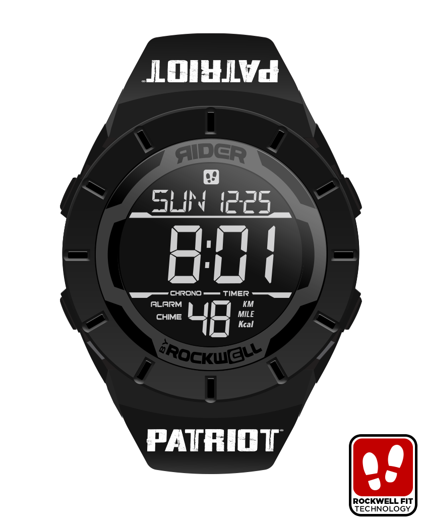 Montre Patriot Gear Phantom Black Coliseum Fit™
