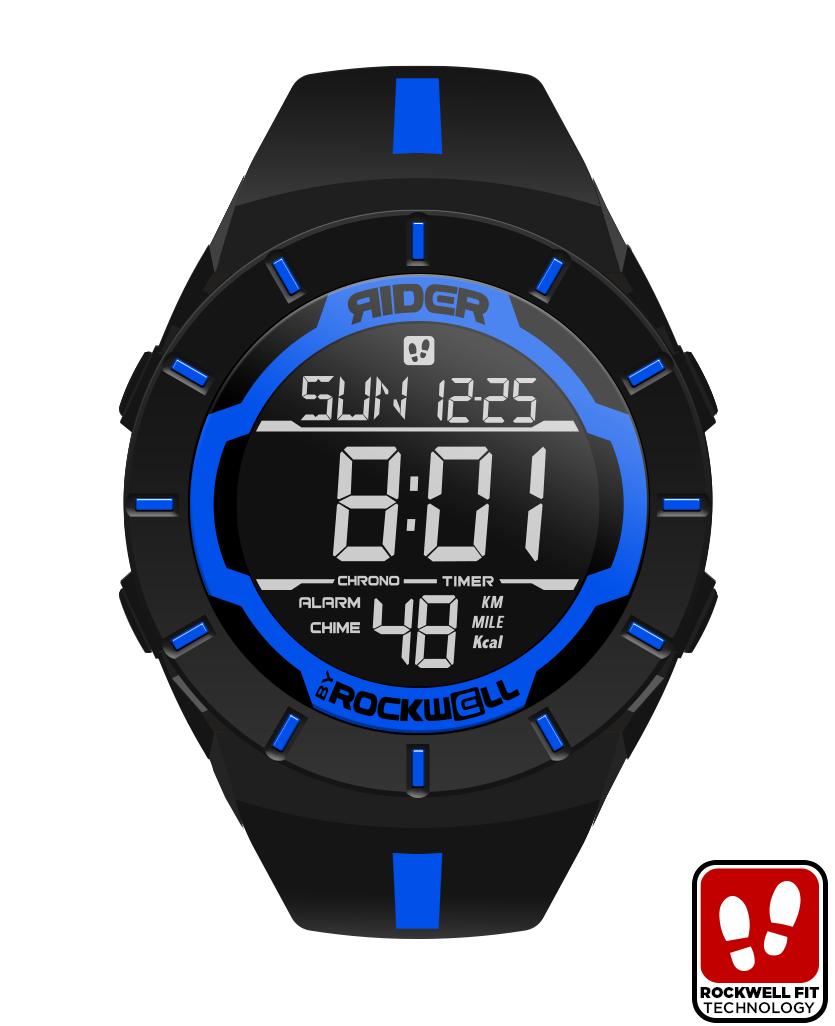 Montre Coliseum Fit™ Édition Police - Noir/Bleu