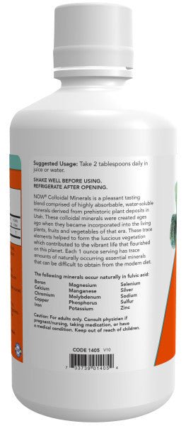 Plant-Derived Colloidal Minerals - Essential Trace Elements, Unflavored - Korvel