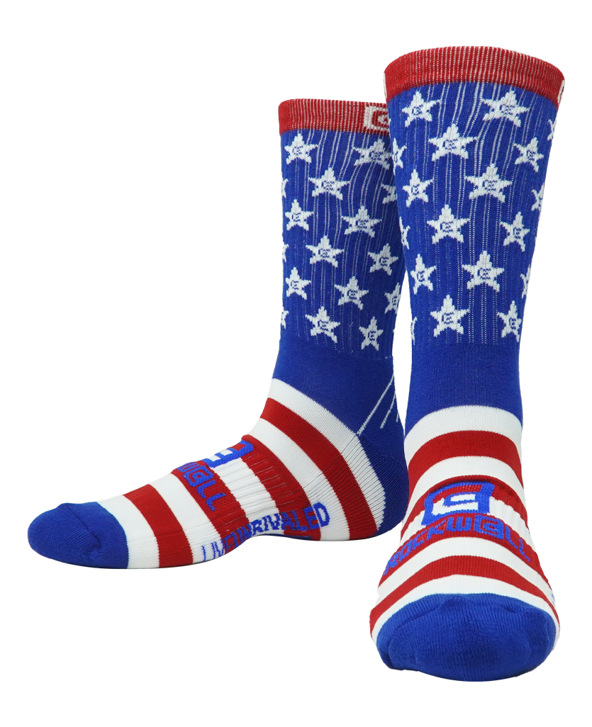 USA Stars & Stripes Crew Socks