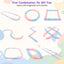 Colorful Kids Wavy Balance Beam - Blue and Pink