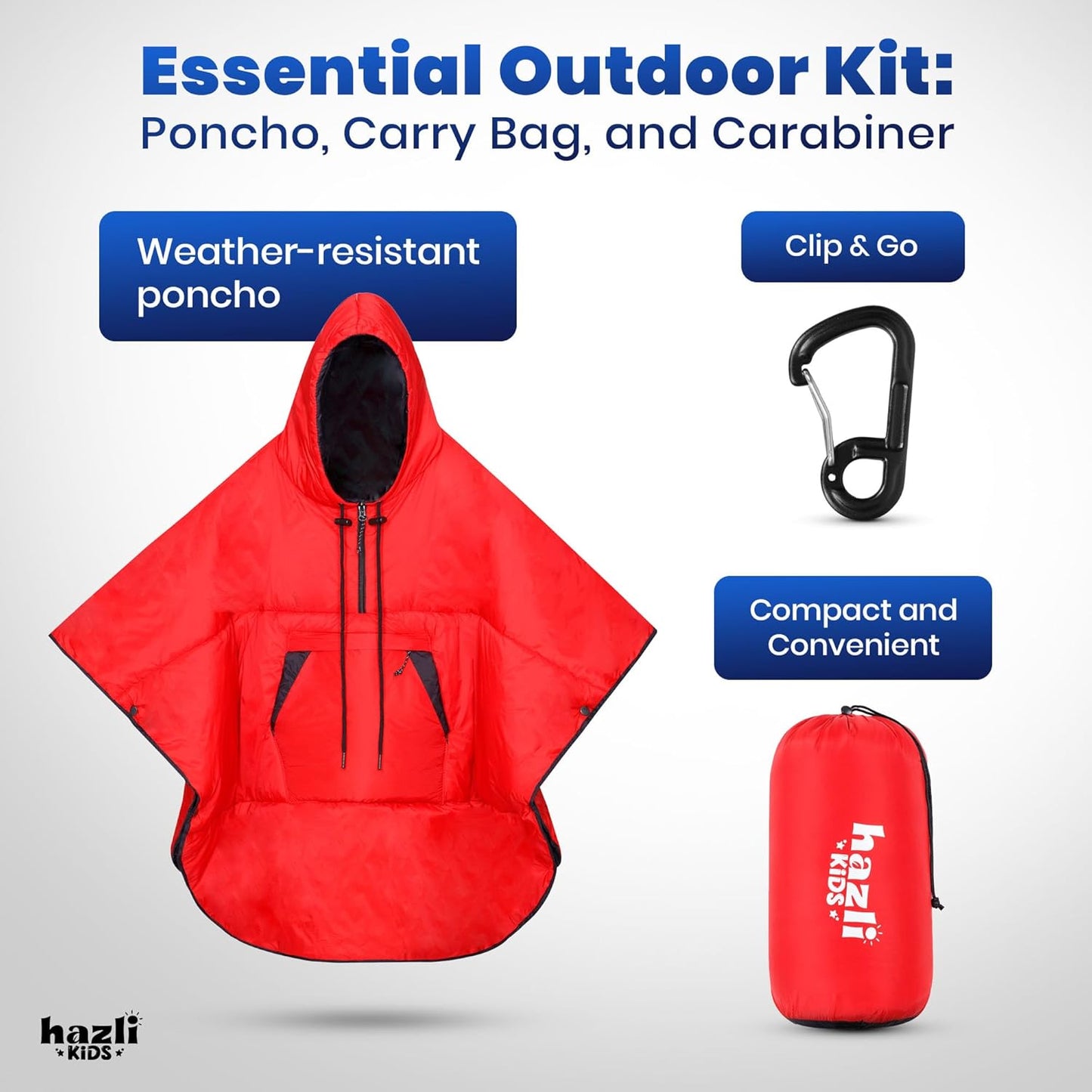 Versatile Hooded Poncho Blanket for Outdoor Adventures - Windproof and Cozy for All - Korvel