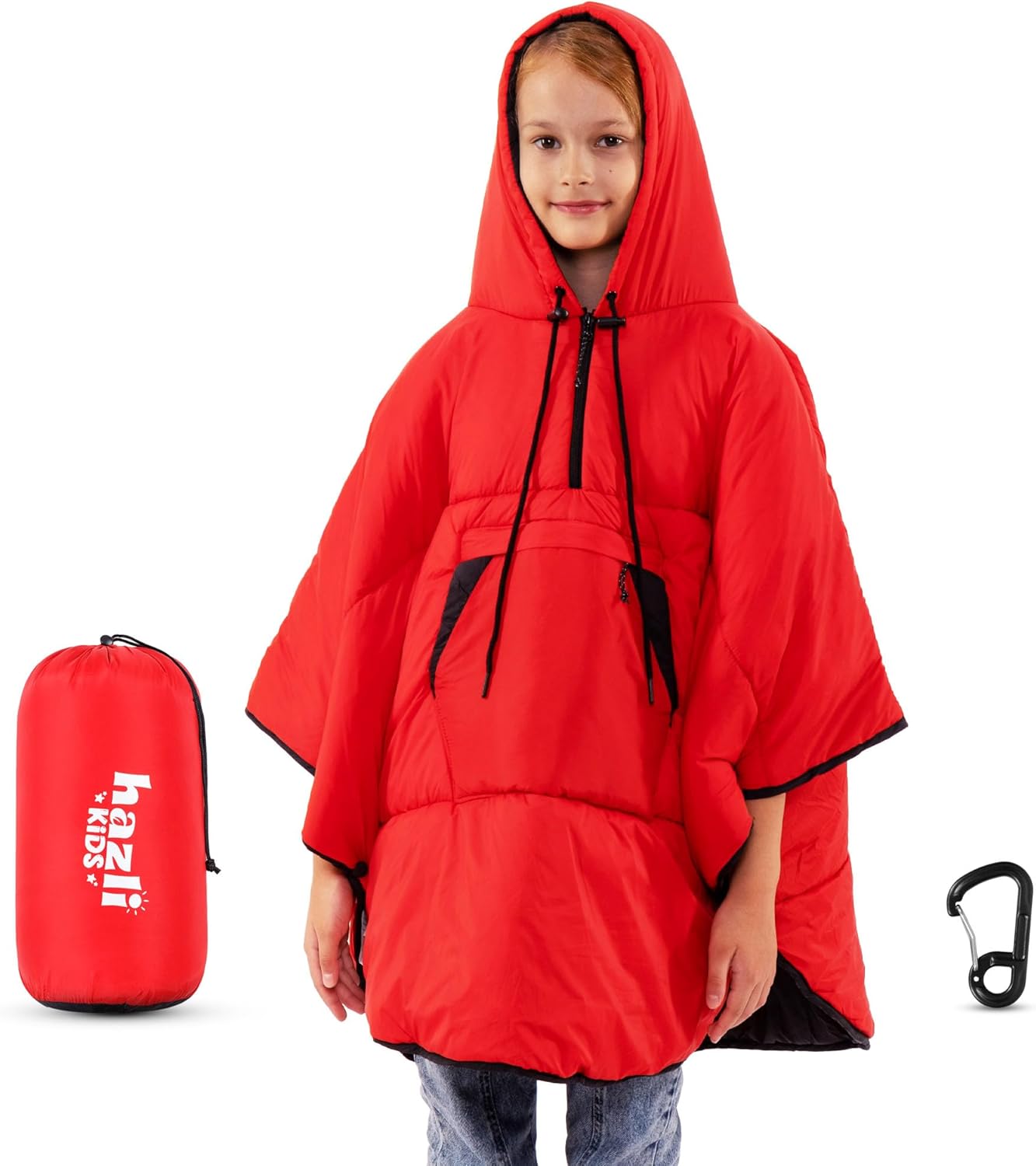 Versatile Hooded Poncho Blanket for Outdoor Adventures - Windproof and Cozy for All - Korvel