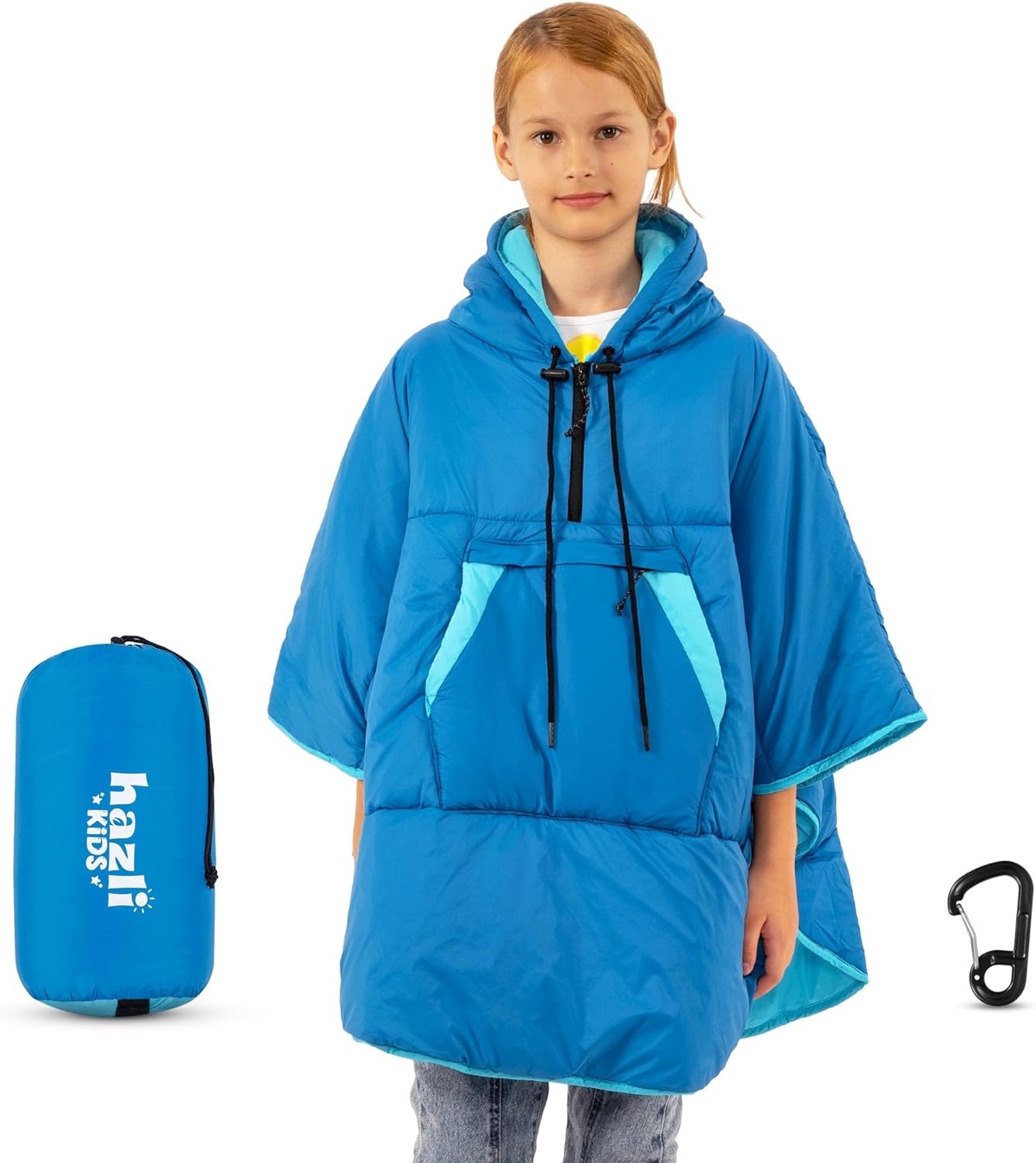 Versatile Hooded Poncho Blanket for Outdoor Adventures - Windproof and Cozy for All - Korvel