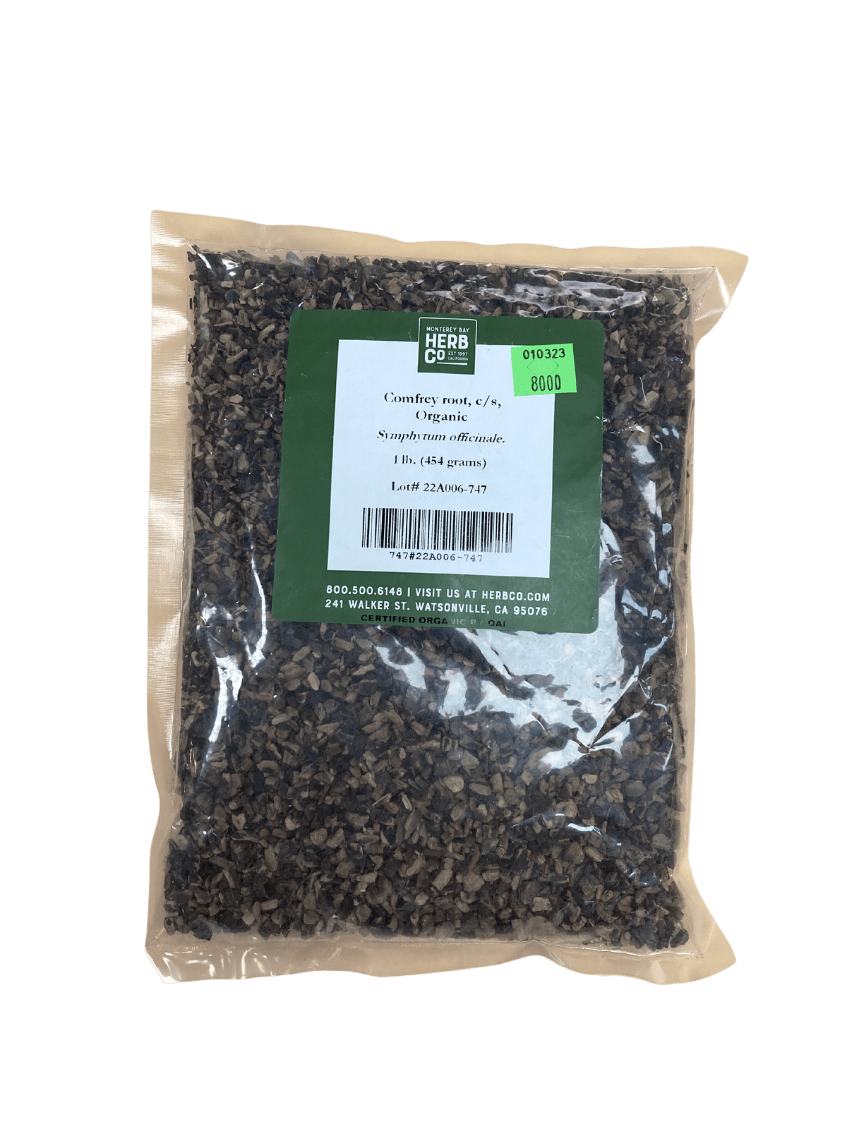 Organic Cut & Sifted Comfrey Root