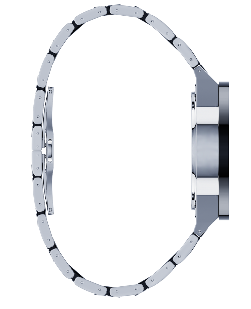 Commander Elite Automatic Watch - Silver/Black Ceramic