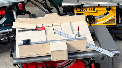 Compact Flagship Table Saw Sled - Precision Cutting Tool