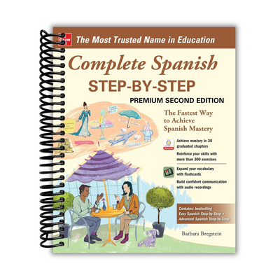 Master Spanish with Complete Step-by-Step Guide: Premium Edition (Spiral Bound) - Korvel