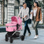 2-in-1 Convertible Baby Stroller with Reversible Seat - Pink