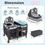 4-in-1 Convertible Portable Baby Playard - Blue