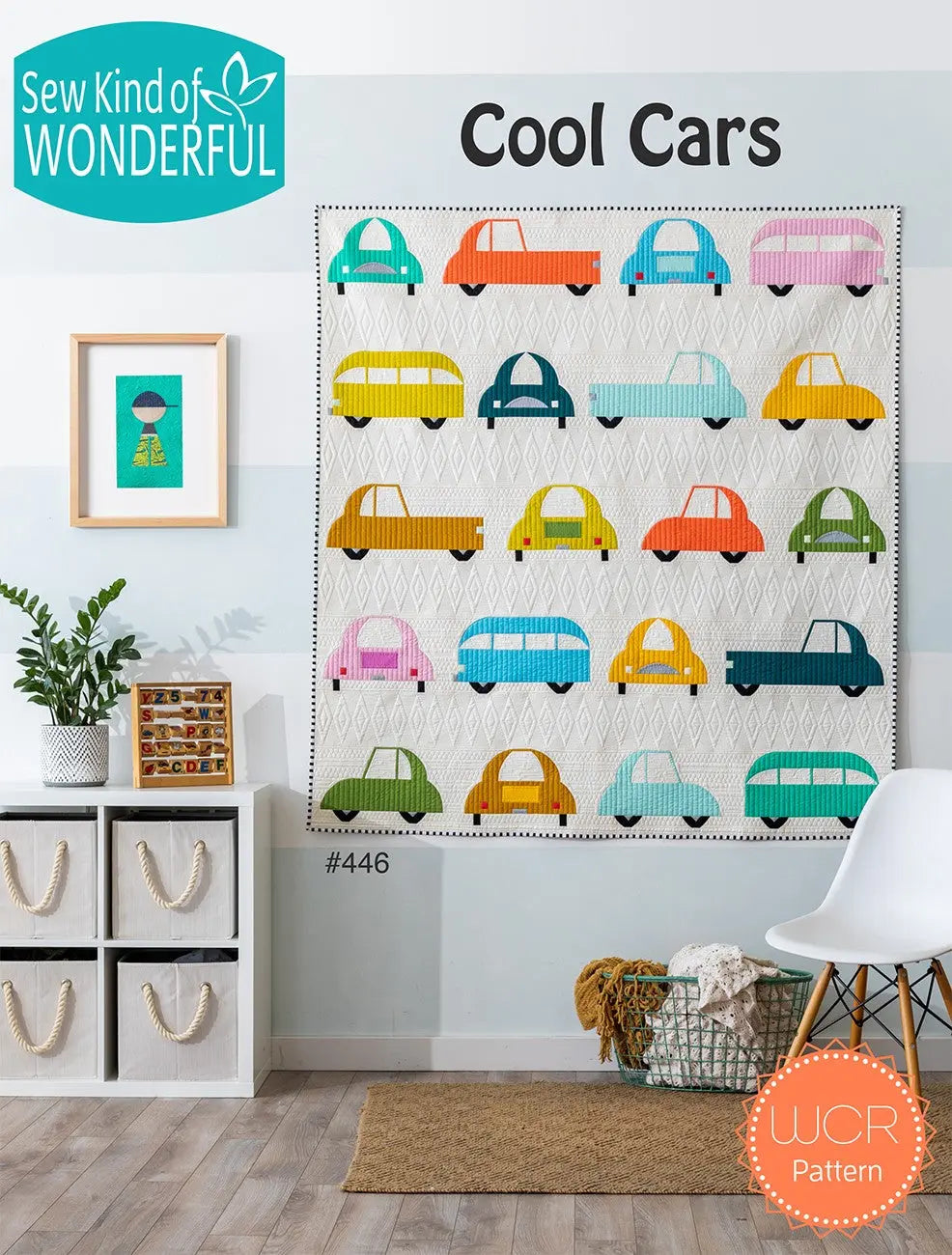 Cool Cars Modern Quilt Pattern