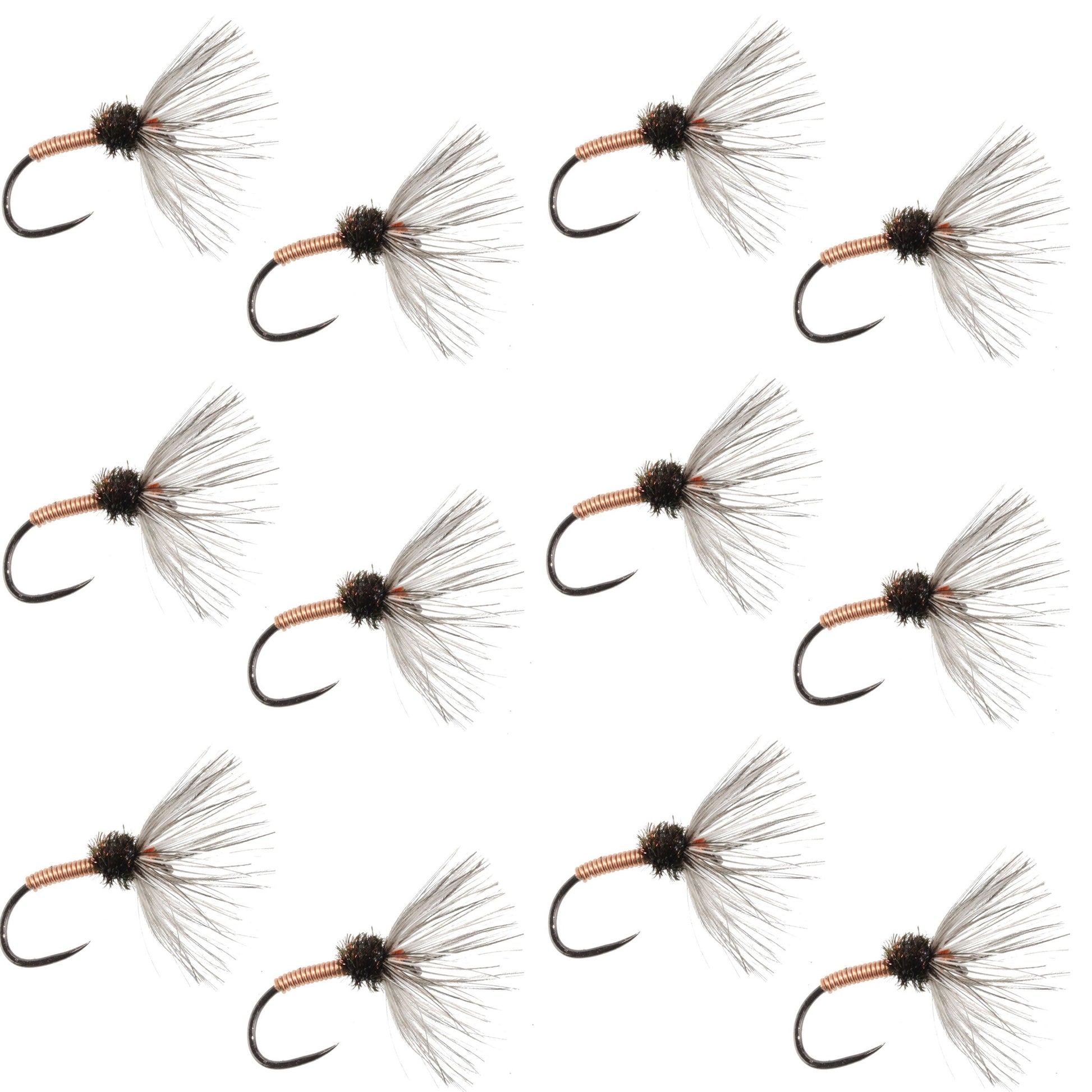 Premium Copper Sakasa Kebari - 12 Size 12 Tenkara Flies - Korvel