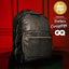 Bolso de viaje de cuero negro