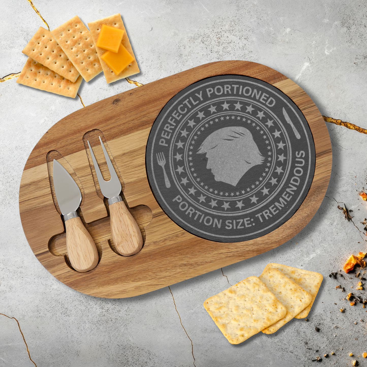 Perfectly Portioned Charcuterie Board