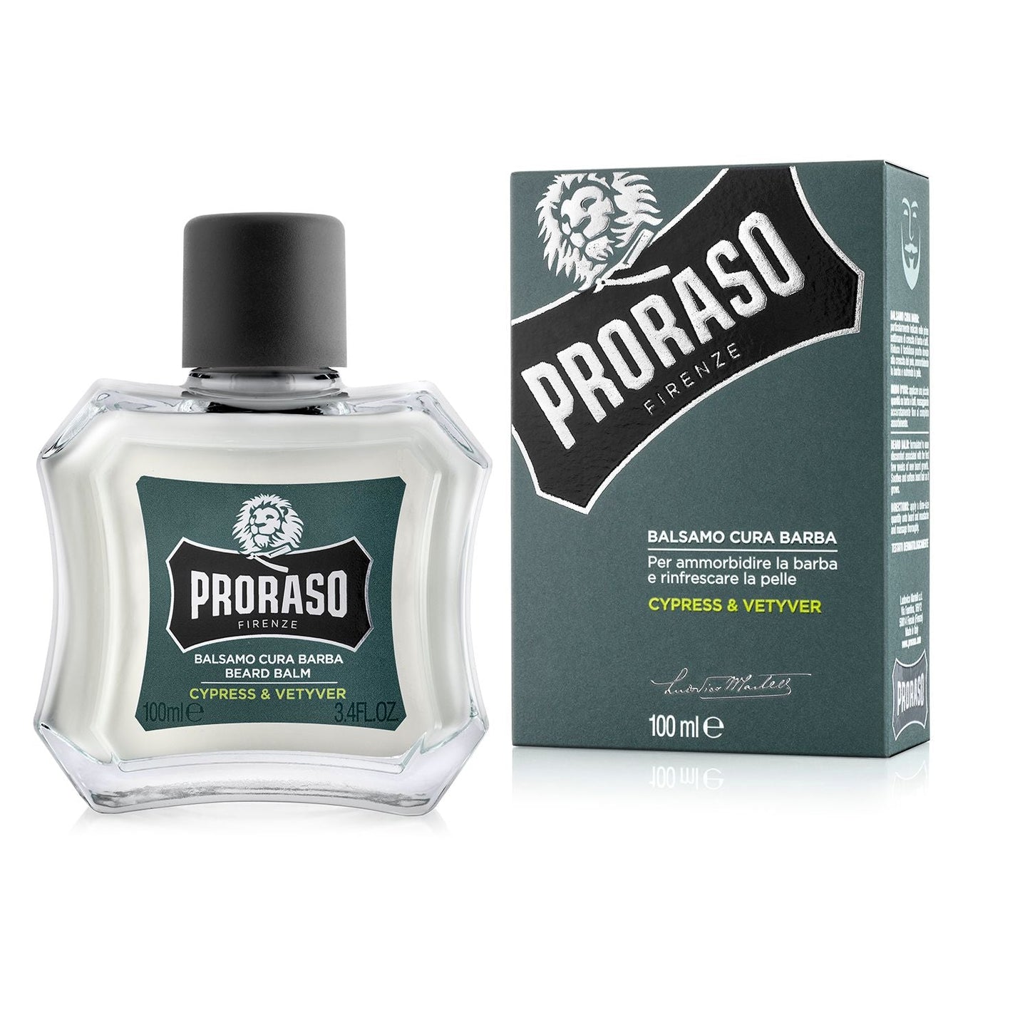 Bálsamo para barba Proraso Ciprés y Vetiver - 3.4 Oz