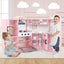 Cocina de Juguete en Esquina Gbruno para Niños con Lavadora - Rosa