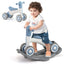 3-in-1 Rocking Horse with Detachable Balance Board - Gray