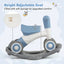 3-in-1 Rocking Horse with Detachable Balance Board - Gray