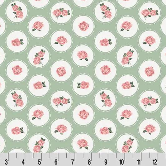 Tissu Cuddle de Quilting Cottage Rose Lane Brighton au mètre