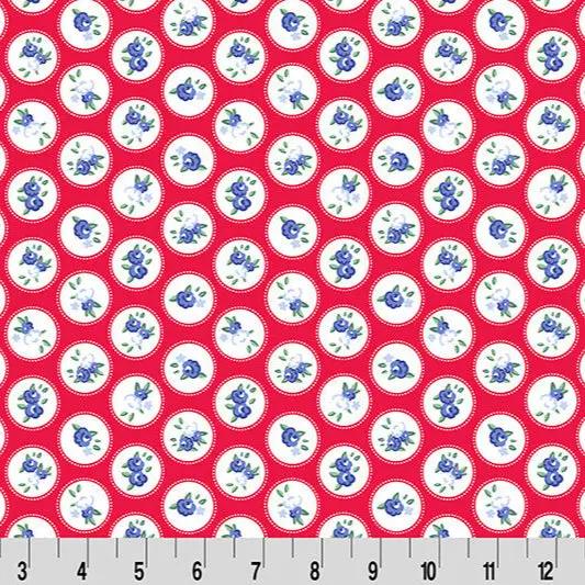 Cottage Rose Lane Windsor Quilting Cuddle Candy Apple Fabric