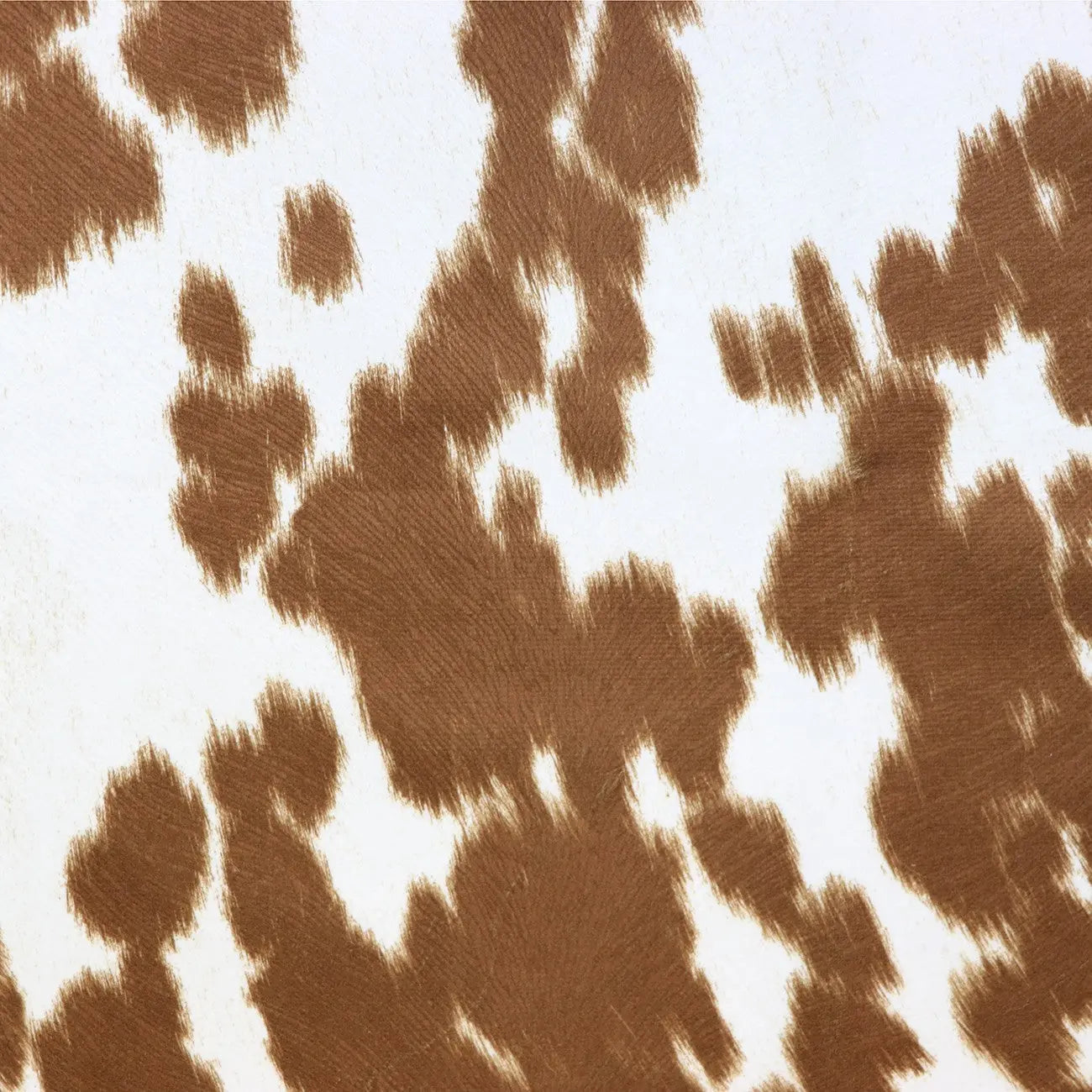 Cow Cream Bronze Faux Fur Fabric - 1/2 Yard