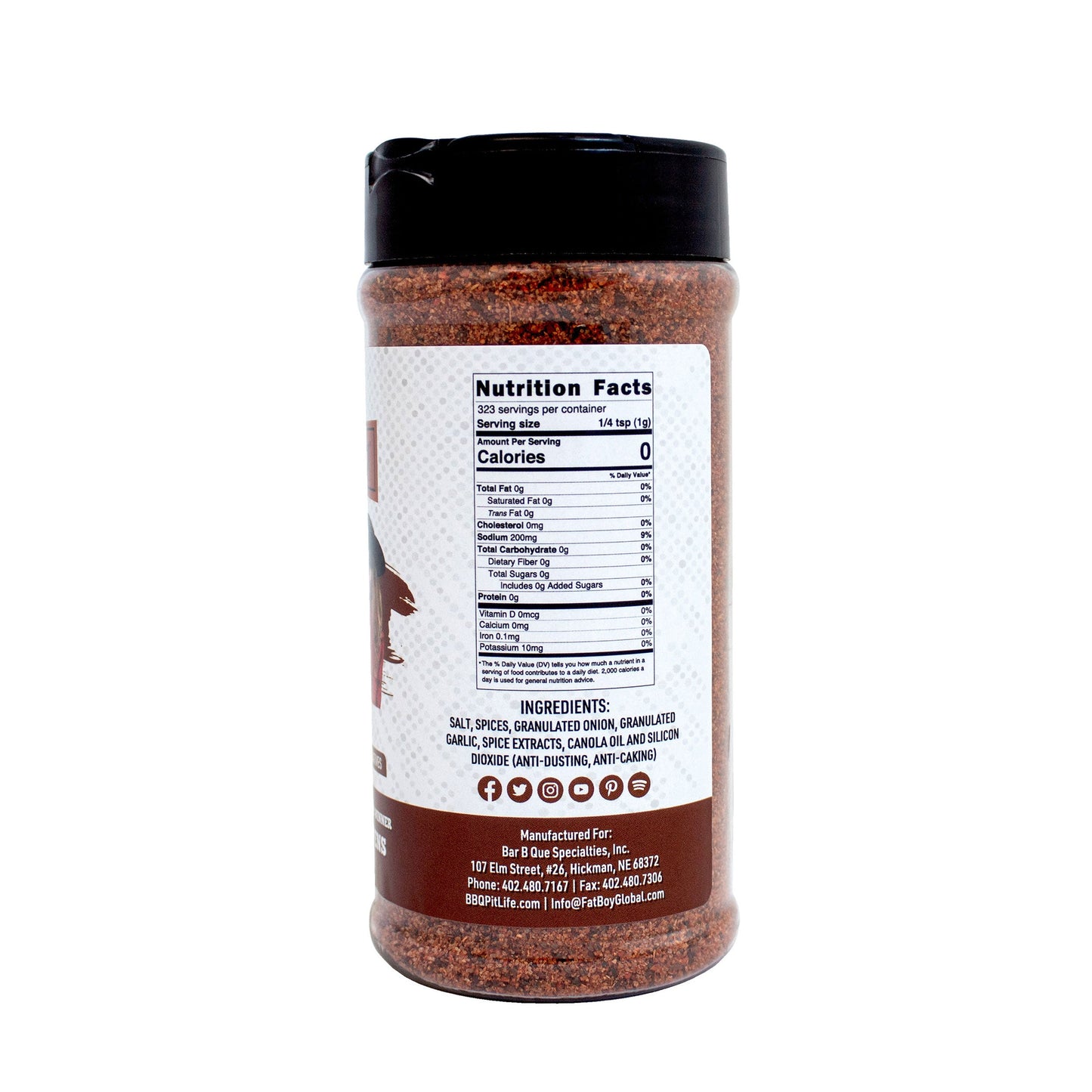 Cowgirl Gluten Free Natural BBQ Rub - 11.4 oz