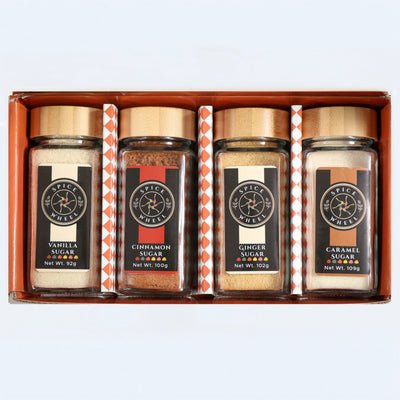 Cozy Sugar Gift Set – 4 Gourmet Flavored Sugars