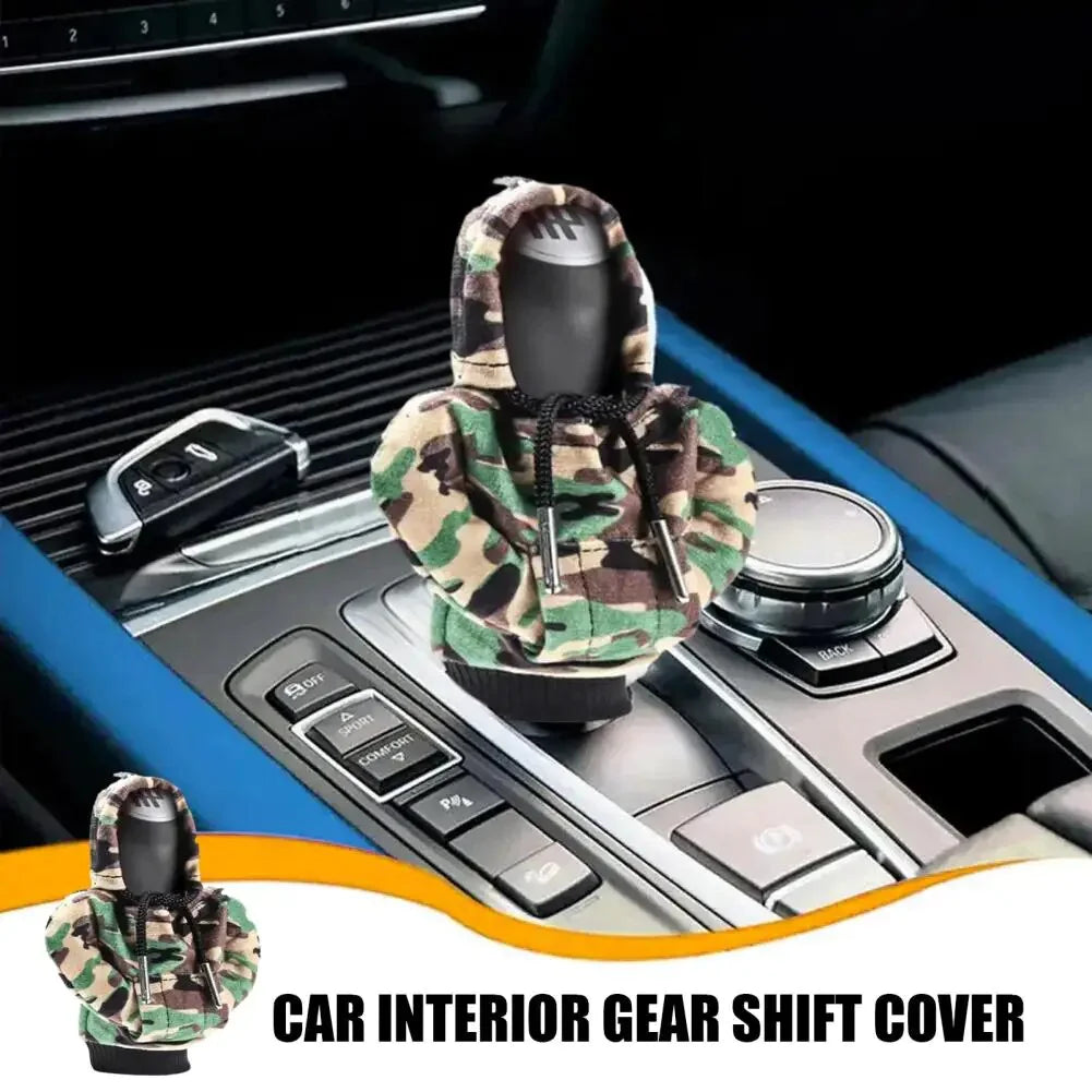 Housse de levier de vitesses Mini Hoodie pour l'intérieur de la voiture