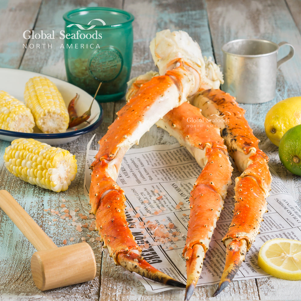 Jambes de crabe royal cuites premium - Un délice de fruits de mer