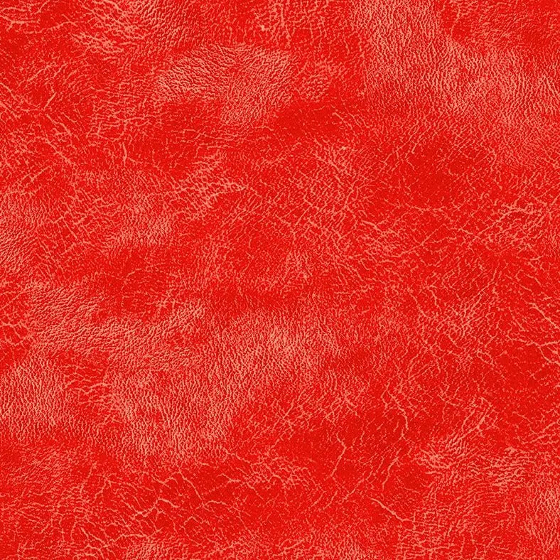 Tissu en coton large Red Lava Crackles - Qualité premium