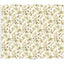 Cream Scrolling Tulips Cotton Fabric - 43"/44" Per Yard