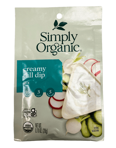 Mezcla para Dip Cremoso de Eneldo Orgánico Simply