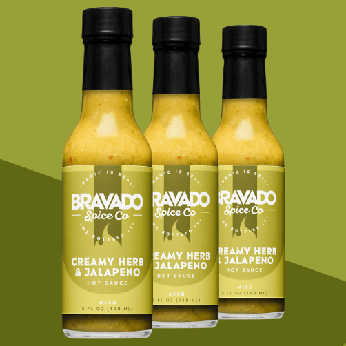 Creamy Herb & Jalapeño Hot Sauce – Mild Green Jalapeño Blend
