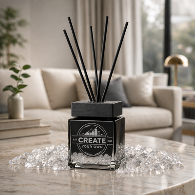 Personalized Crystal-Infused Reed Oil Diffuser, 100ml