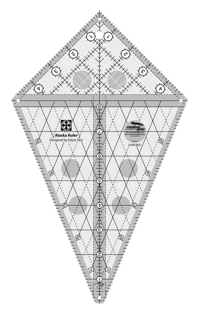 Règle Alaska Creative Grids pour un quilting polyvalent