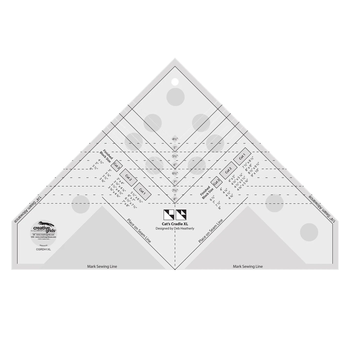 Règle XL Cats Cradle de Creative Grids