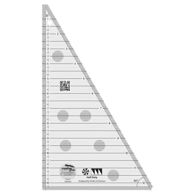 Regla de Triángulo Half Sixty de Creative Grids
