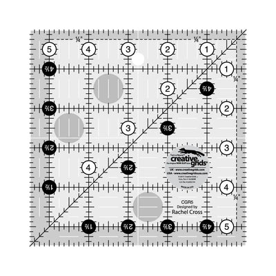 Creative Grids 5-1/2in Square Quilt Ruler
