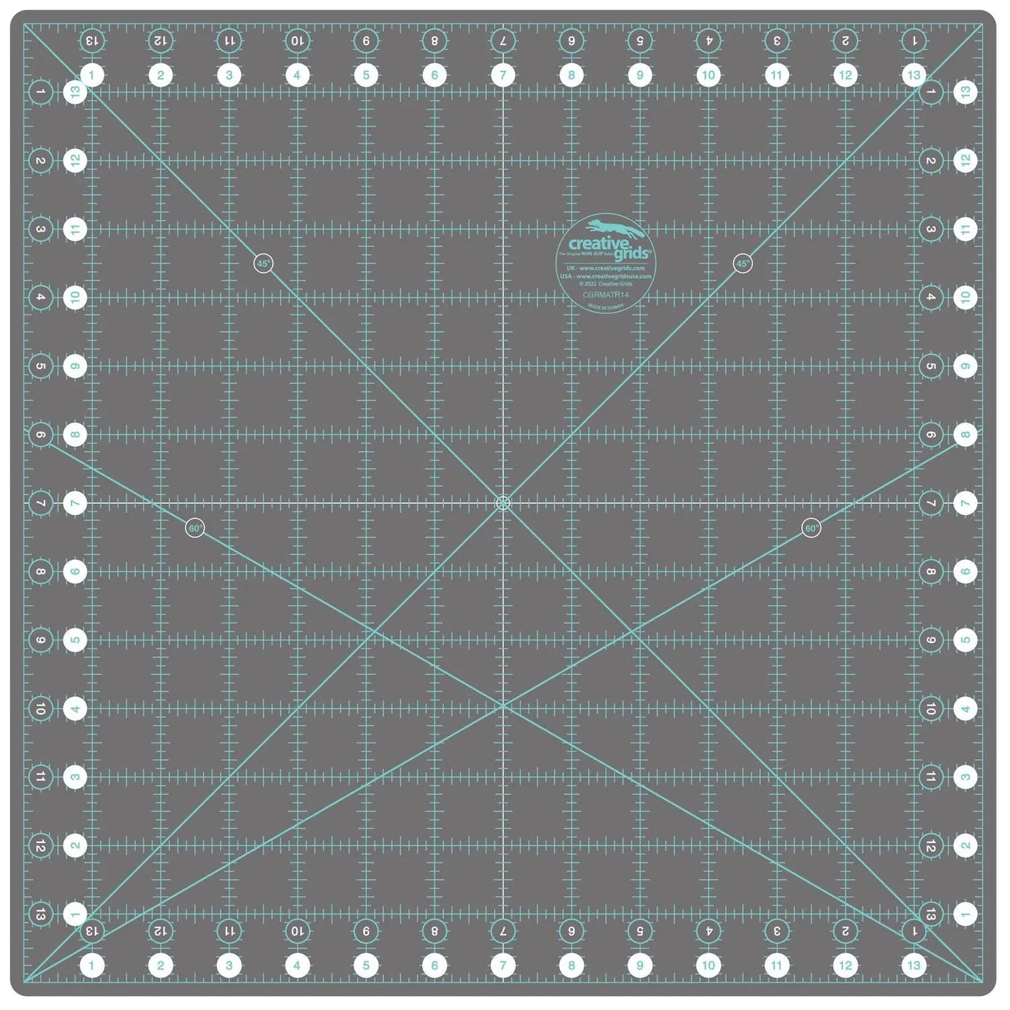 Tapis de découpe rotatif auto-cicatrisant Creative Grids 14in x 14in