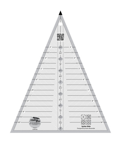 Regla de Colcha Spider Web de Creative Grids