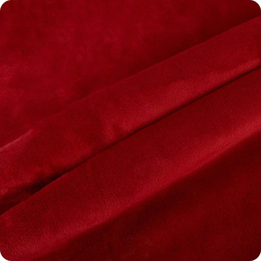 Crimson Cuddle 3 Extra Wide Solid Minky Fabric - 90 Pulgadas