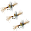 3 Pack Pale Morning Dun PMD Cripple Mayfly  Hook Size 16 - Korvel