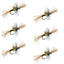 Pale Morning Dun PMD Cripple Mayfly 6 Flies Hook Size 16 - Korvel