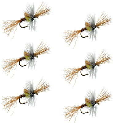 Pale Morning Dun PMD Cripple Mayfly 6 Flies Hook Size 18 - Korvel