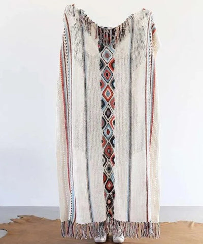Kit de jeté d'été bohème : Crochetez votre propre couverture confortable