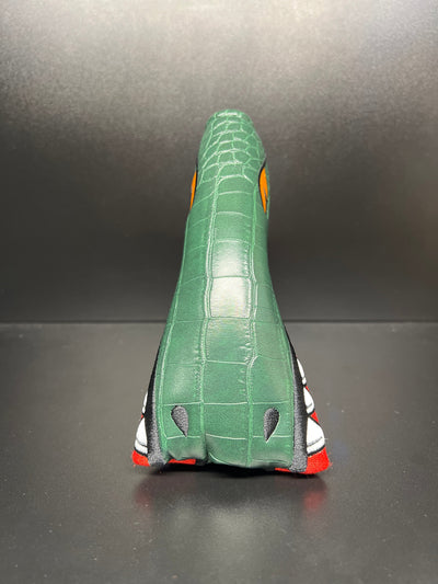 Funda de cabeza de palo de golf de cocodrilo premium