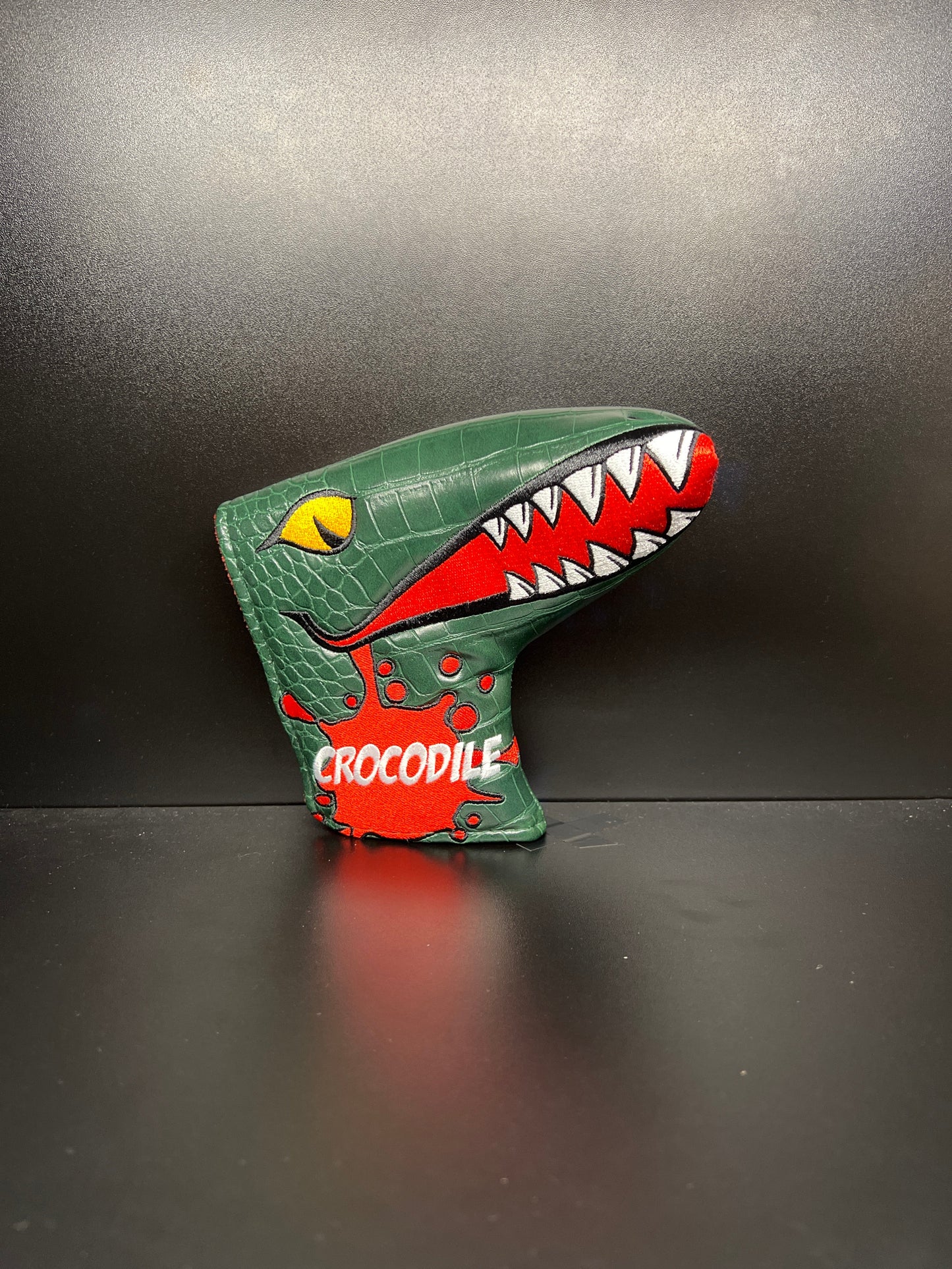 Couvre-club de golf premium en crocodile